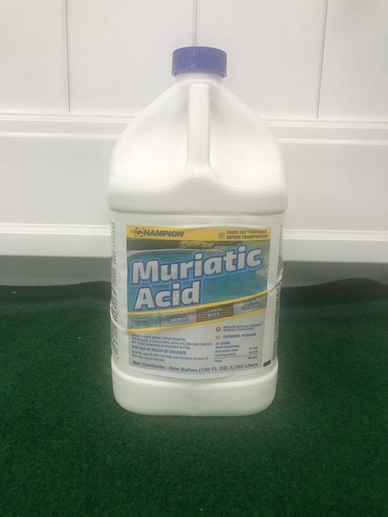 muriatic acid for pools algae